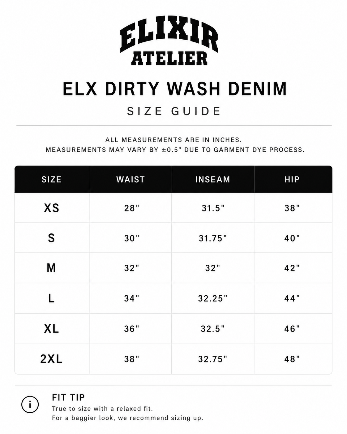 ELX Dirty Wash Denim