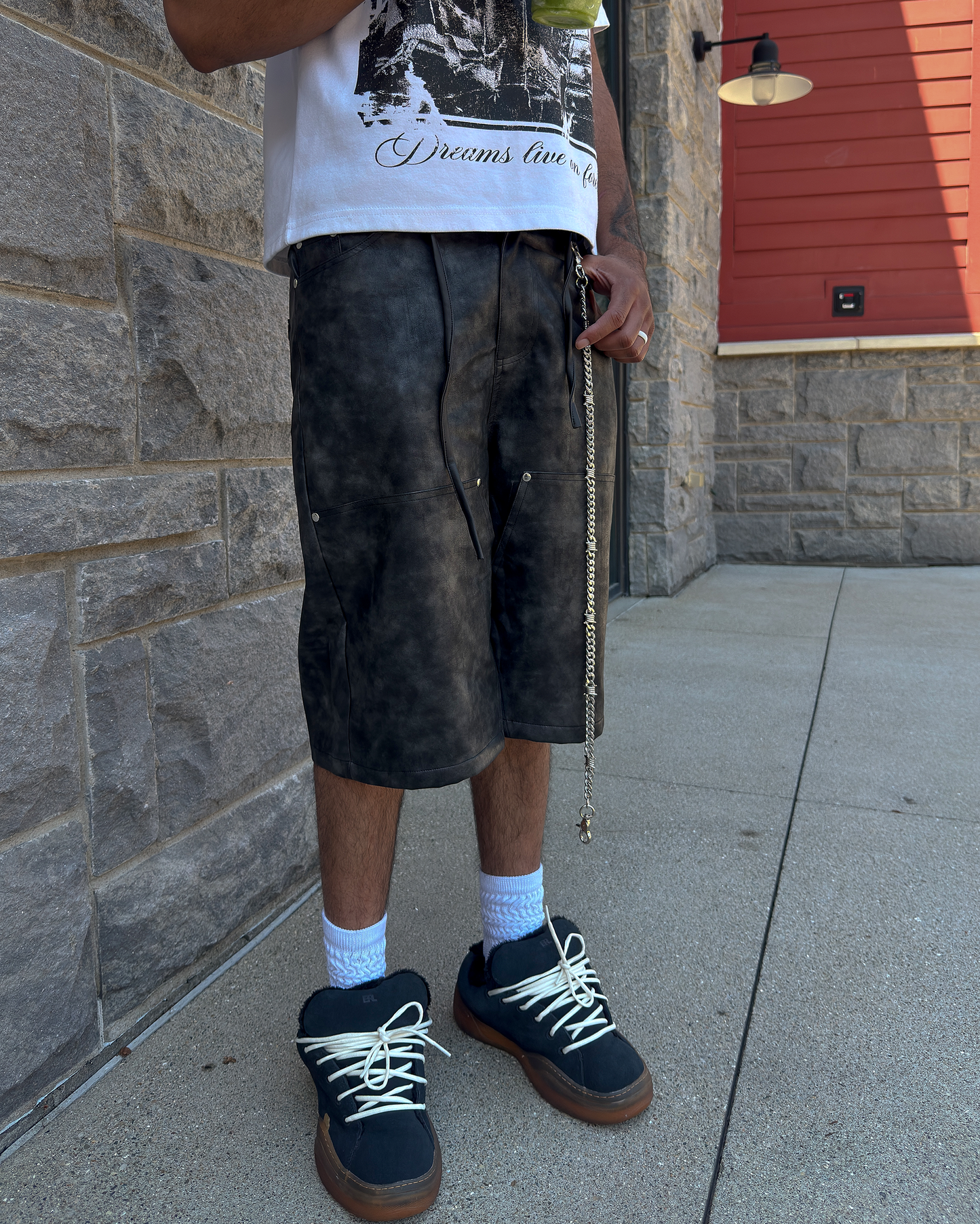 Elixir Rogue Leather Shorts